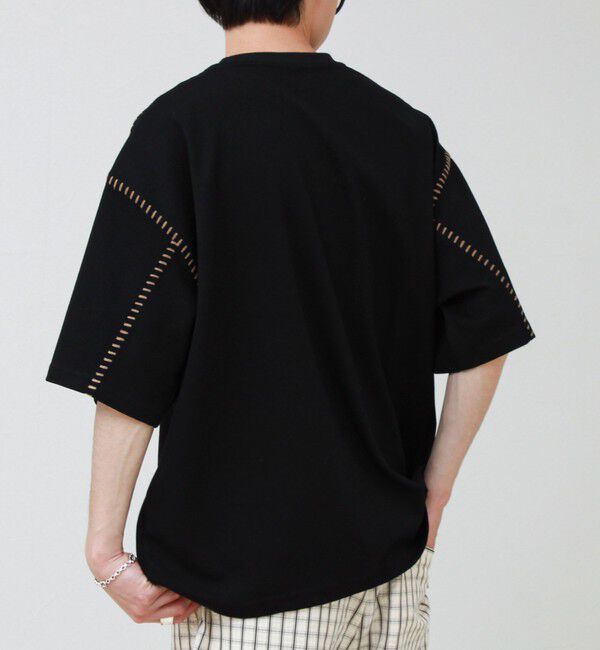 GLOSTER「【セットアップ対応】カルゼラダーステッチ クルーネックTシャツ」|Tシャツ・カットソー|