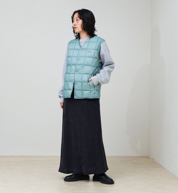 GLOSTER「【TAION/タイオン】FREDYMAC別注 Vネックインナーダウンベスト」|ダウンベスト・ベスト|