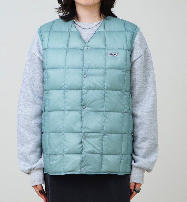 GLOSTER「【TAION/タイオン】FREDYMAC別注 Vネックインナーダウンベスト」|ダウンベスト・ベスト|