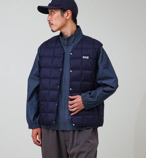 GLOSTER「【TAION/タイオン】FREDYMAC別注 Vネックインナーダウンベスト」|ダウンベスト・ベスト|