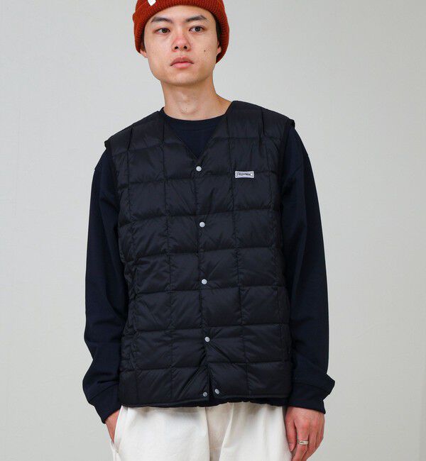GLOSTER「【TAION/タイオン】FREDYMAC別注 Vネックインナーダウンベスト」|ダウンベスト・ベスト|