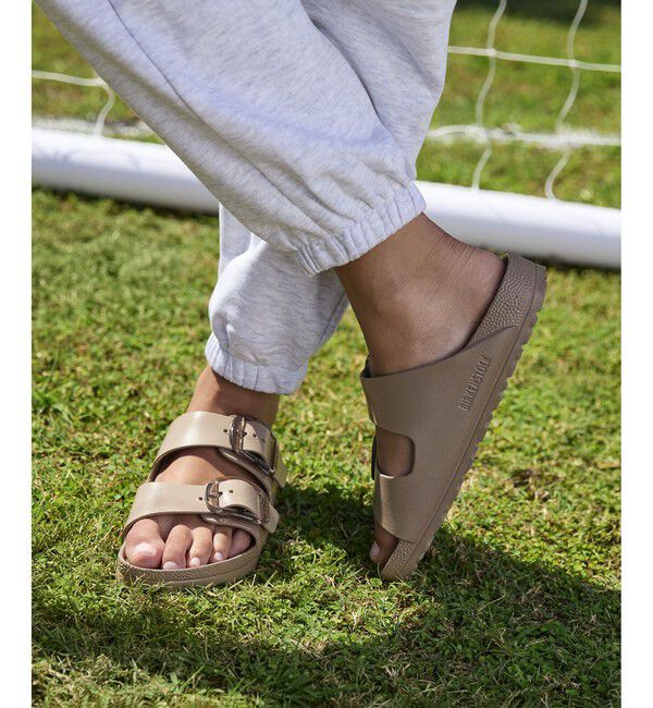SALON adam et rope'「【BIRKENSTOCK(ビルケンシュトック)】Arizona Big Buckle / アリゾナ ビッグバックル EVA」|サンダル|ベージュ系(29)