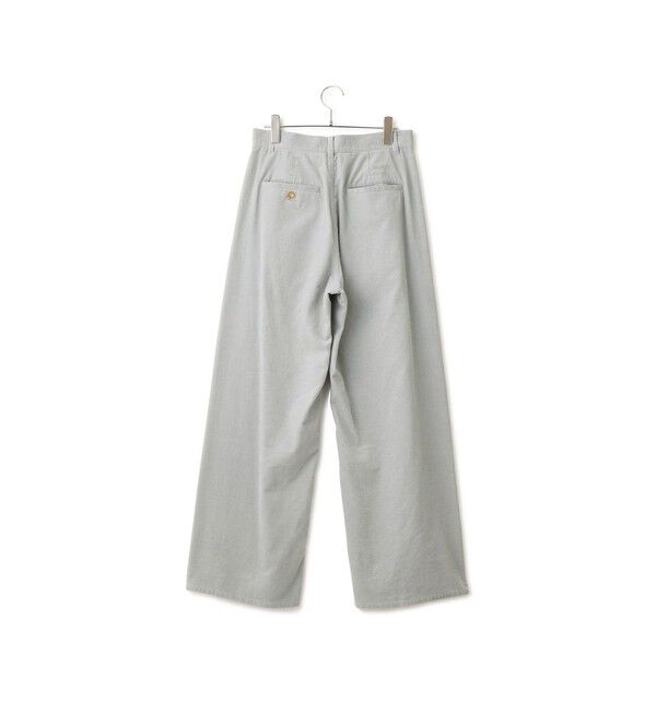 ADAM ET ROPE'「【WEB限定】ライトコールワイドタックパンツ」|チノ|