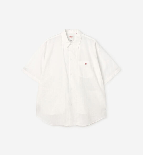DANTON「DANTON | コットンローン 半袖ワークシャツ MEN」|シャツ・ブラウス|