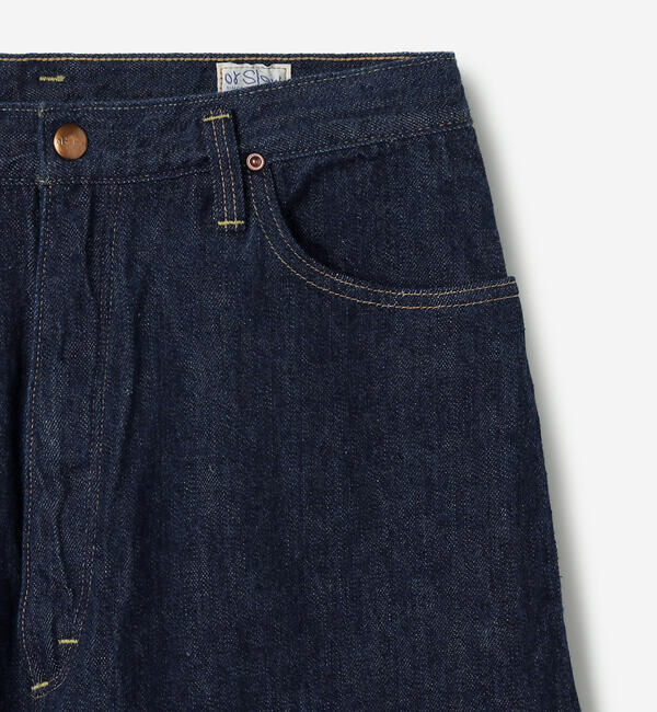  「orSlow | HIGH WAIST SELVEDGE DENIM PANTS WOMEN」|デニム|