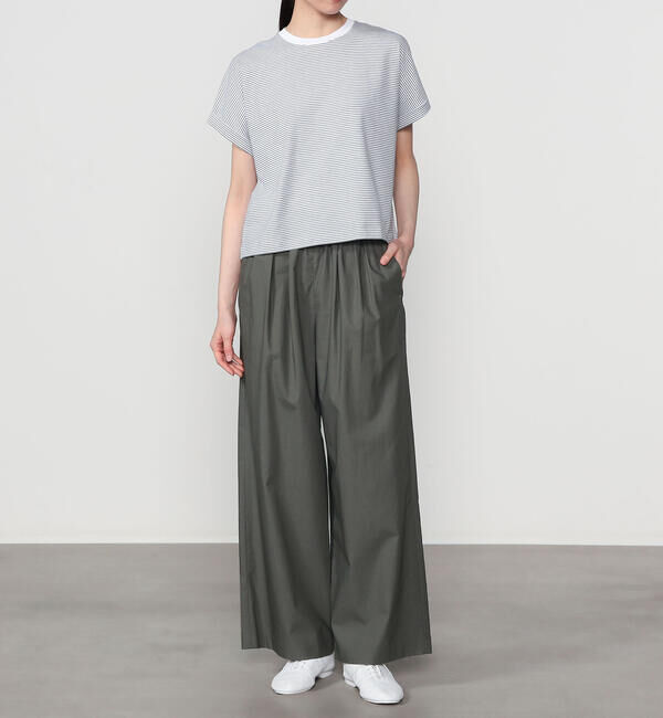 Morris & Sons「MORRIS & SONS | コットン ワイドイージーパンツ WOMEN」|チノ|