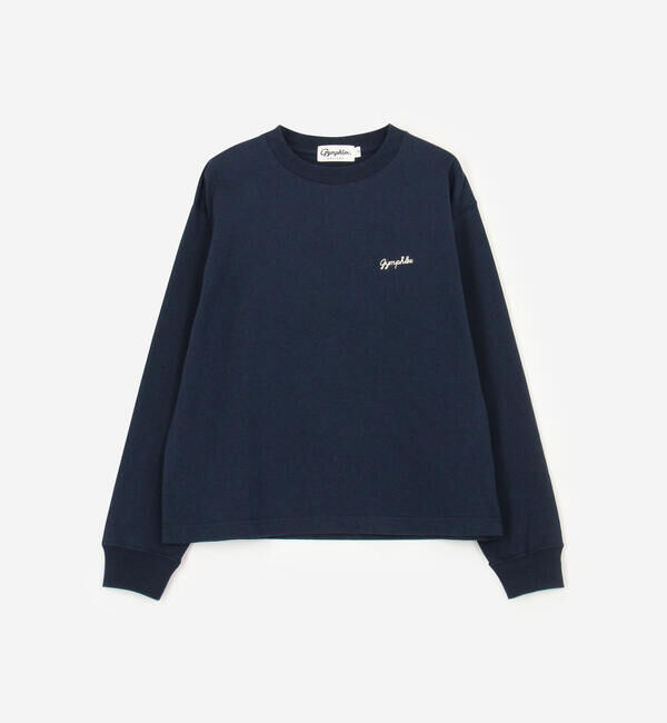 GYMPHLEX「Gymphlex | コットンジャージー クルーネック長袖Tシャツ WOMEN」|Tシャツ・カットソー|DKNAVY