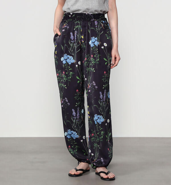  「TICCA | フラワープリントパンツ WOMEN」|その他|NAVY系1