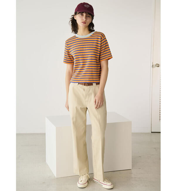  「RYE TENDER | 〈別注〉半袖クルーネックニット WOMEN」|ニット・セーター|