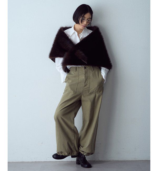  「【urbancord】別注フェイクファーストール」|マフラー|