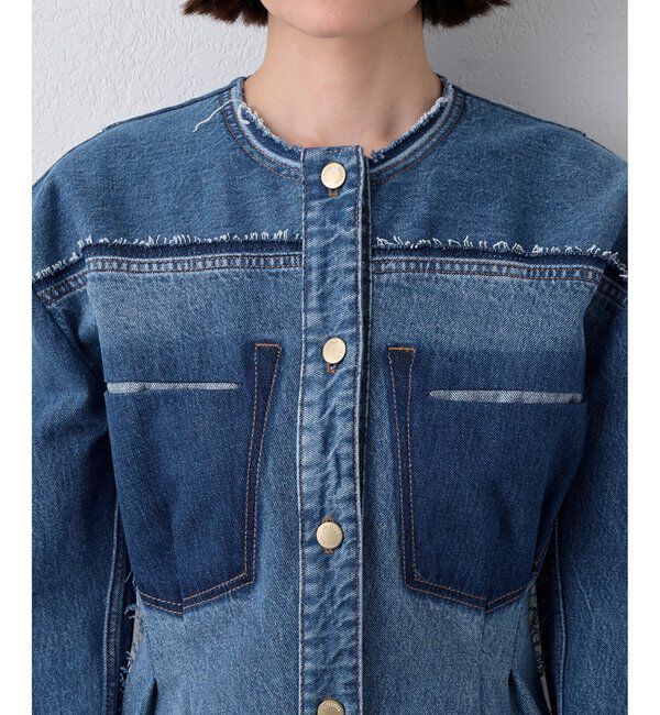  「【LITKOVSKA】別注FITTED DENIM JACKET」|デニムジャケット|