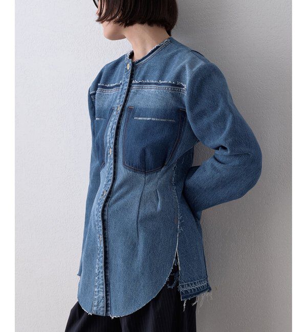  「【LITKOVSKA】別注FITTED DENIM JACKET」|デニムジャケット|