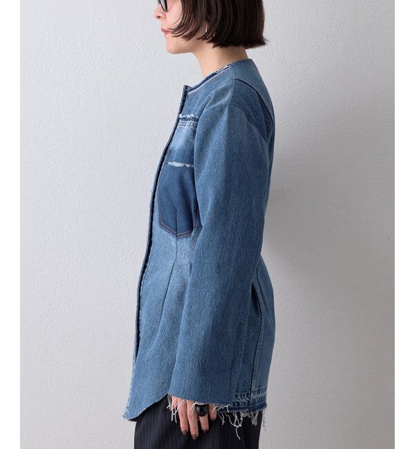  「【LITKOVSKA】別注FITTED DENIM JACKET」|デニムジャケット|