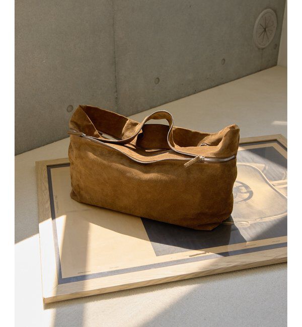  「【LITKOVSKA】別注ZIP BAG」|トートバッグ|キャメル