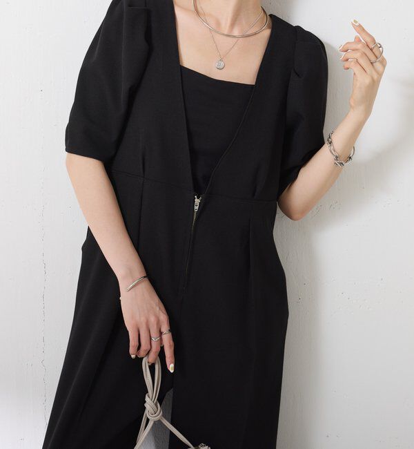  「【再販売決定！】Q.anosアウティングデニムロンパース」|ワンピース|