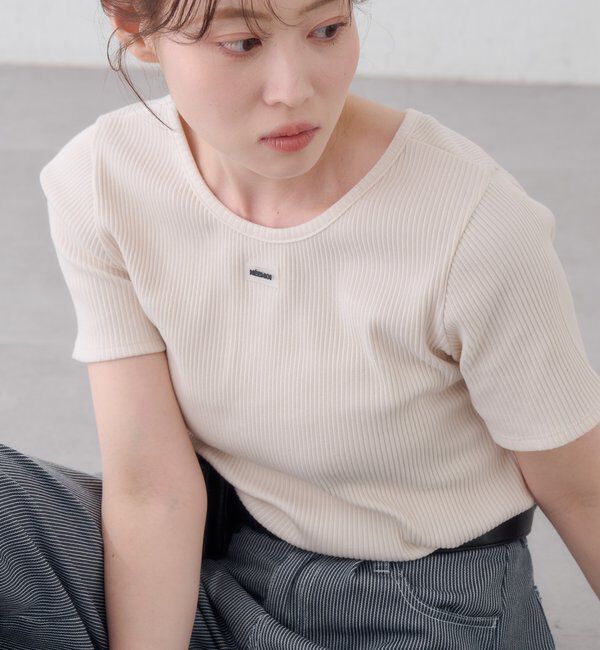  「【新色追加/6色展開】ラバータグTEE」|Tシャツ・カットソー|