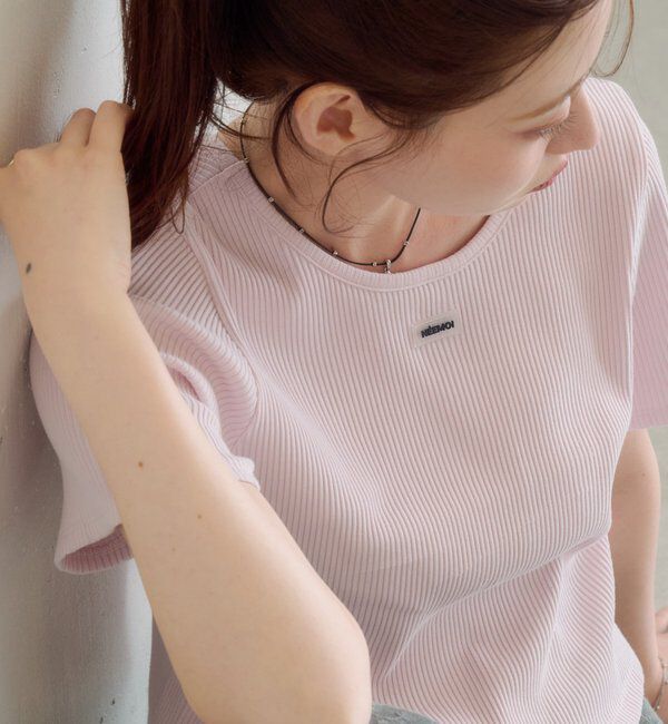 「【新色追加/6色展開】ラバータグTEE」|Tシャツ・カットソー|