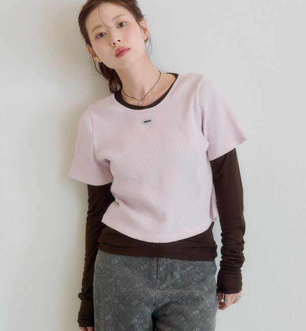  「【新色追加/6色展開】ラバータグTEE」|Tシャツ・カットソー|