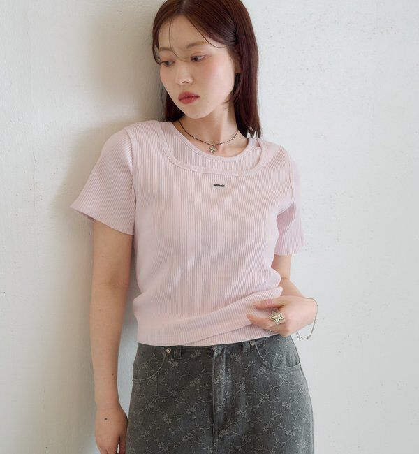  「【新色追加/6色展開】ラバータグTEE」|Tシャツ・カットソー|