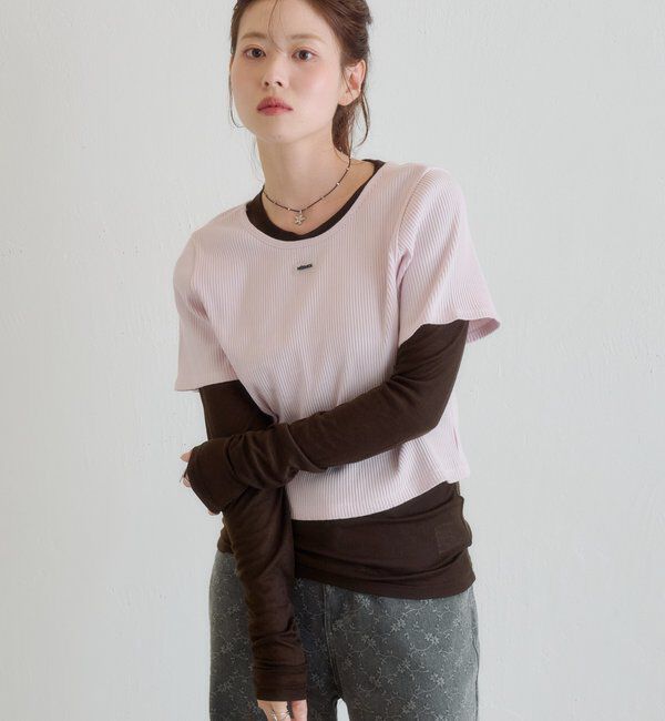  「【新色追加/6色展開】ラバータグTEE」|Tシャツ・カットソー|
