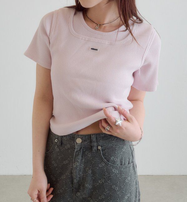  「【新色追加/6色展開】ラバータグTEE」|Tシャツ・カットソー|