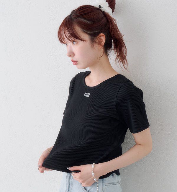  「【新色追加/6色展開】ラバータグTEE」|Tシャツ・カットソー|