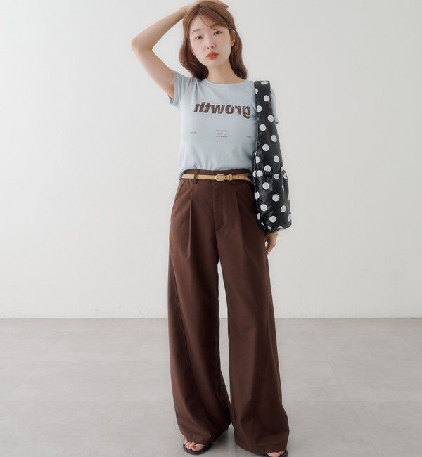  「【S.Mサイズ展開】Newヴィンテージ加工ロゴTEE」|Tシャツ・カットソー|