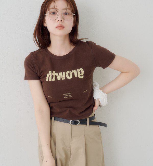  「【S.Mサイズ展開】Newヴィンテージ加工ロゴTEE」|Tシャツ・カットソー|