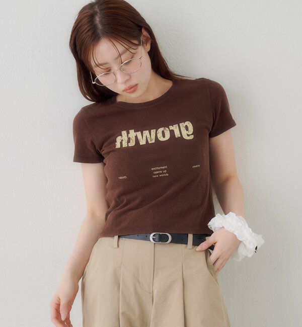  「【S.Mサイズ展開】Newヴィンテージ加工ロゴTEE」|Tシャツ・カットソー|