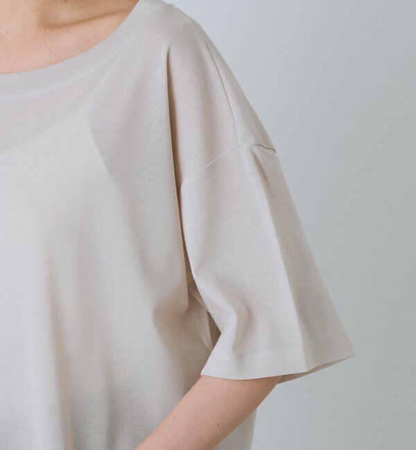  「【A・MONN】【吸水速乾/接触冷感】オープンネックTee」|Tシャツ・カットソー|
