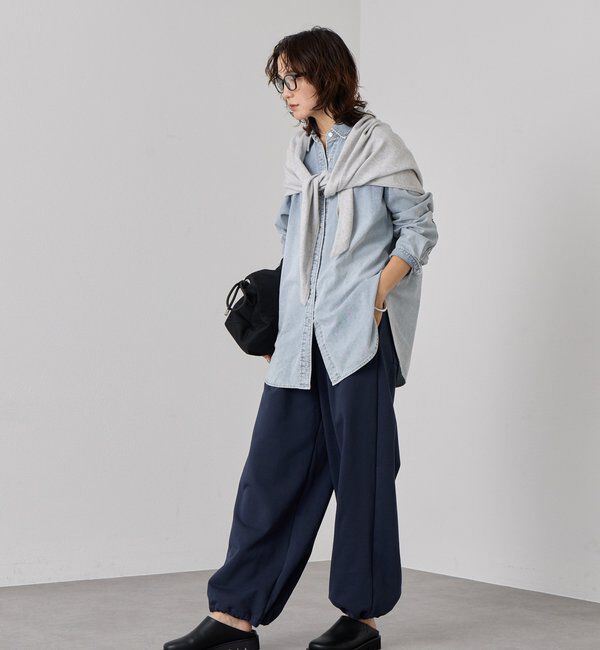  「【A・MONN】【ウエストゴム仕様】WIDE SWEAT PANTS」|その他|