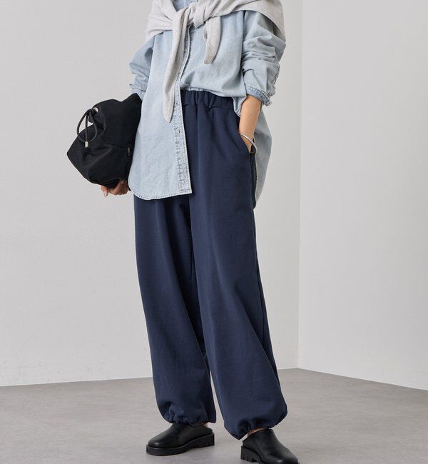  「【A・MONN】【ウエストゴム仕様】WIDE SWEAT PANTS」|その他|