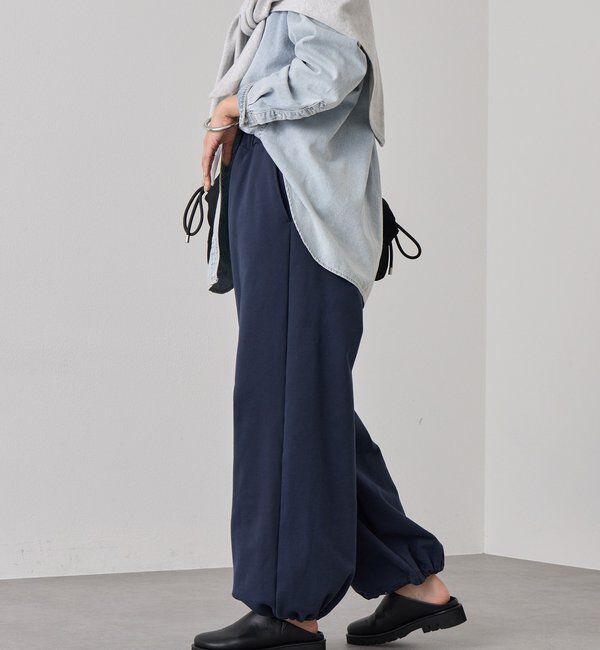  「【A・MONN】【ウエストゴム仕様】WIDE SWEAT PANTS」|その他|