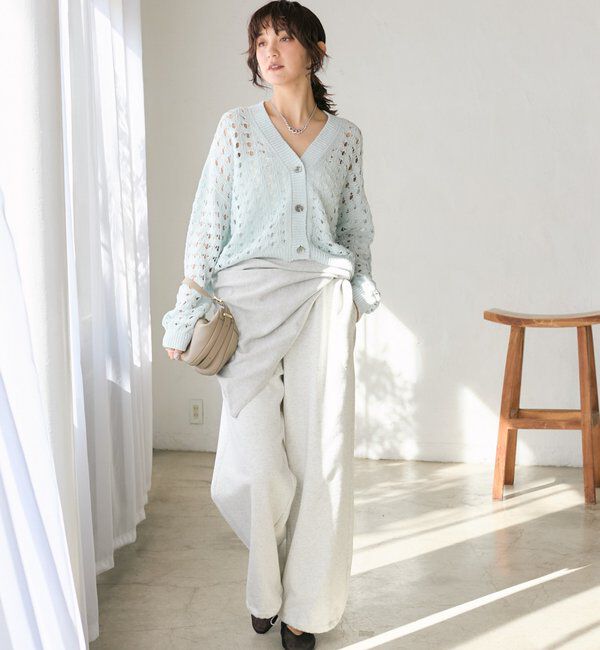  「【A・MONN】【ウエストゴム仕様】WIDE SWEAT PANTS」|その他|