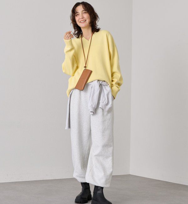  「【A・MONN】【ウエストゴム仕様】WIDE SWEAT PANTS」|その他|
