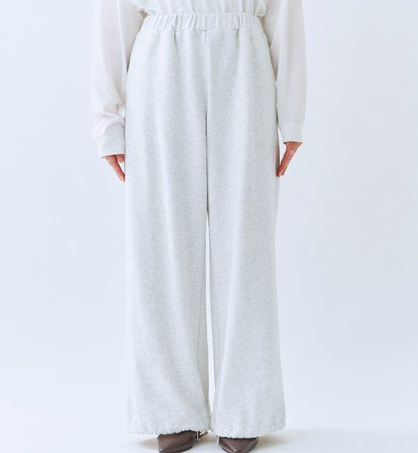  「【A・MONN】【ウエストゴム仕様】WIDE SWEAT PANTS」|その他|