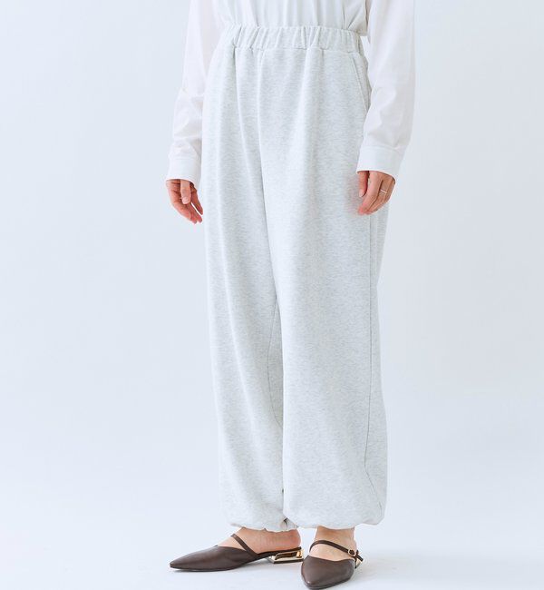  「【A・MONN】【ウエストゴム仕様】WIDE SWEAT PANTS」|その他|