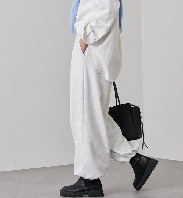  「【A・MONN】【ウエストゴム仕様】WIDE SWEAT PANTS」|その他|
