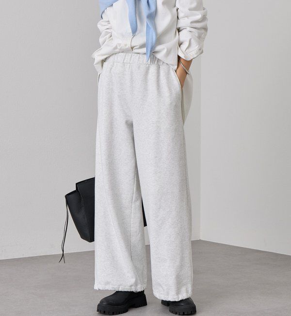  「【A・MONN】【ウエストゴム仕様】WIDE SWEAT PANTS」|その他|