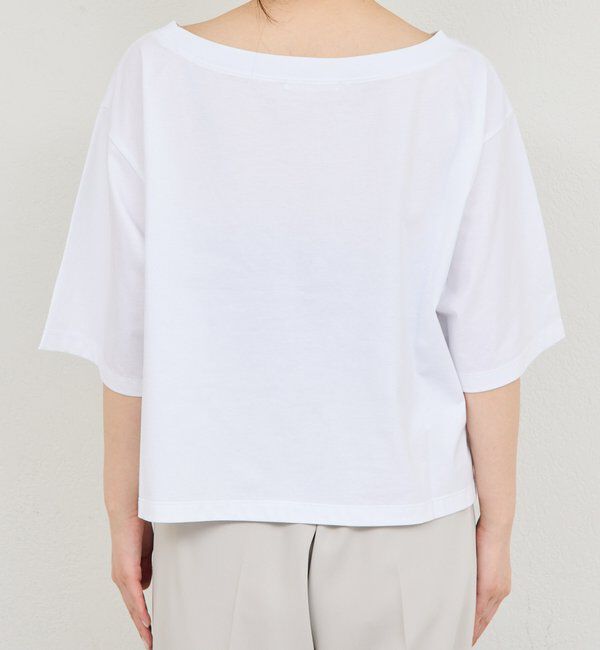  「オフショルロゴカットソー」|Tシャツ・カットソー|