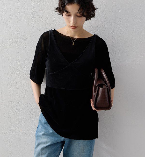  「セットシアーベロアTee」|Tシャツ・カットソー|