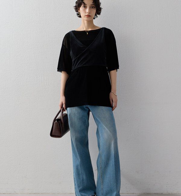  「セットシアーベロアTee」|Tシャツ・カットソー|