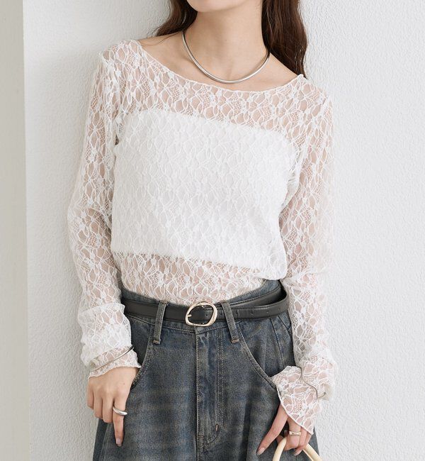  「レースプルオーバー」|Tシャツ・カットソー|
