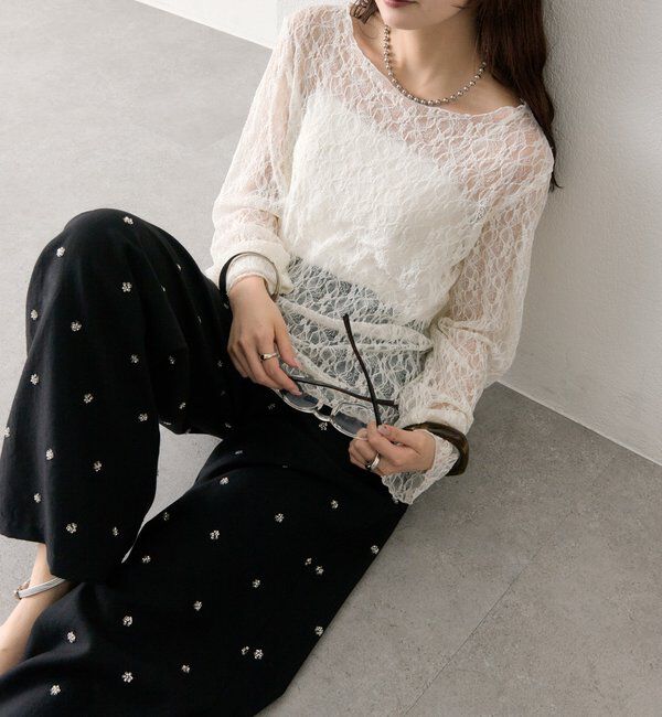  「レースプルオーバー」|Tシャツ・カットソー|
