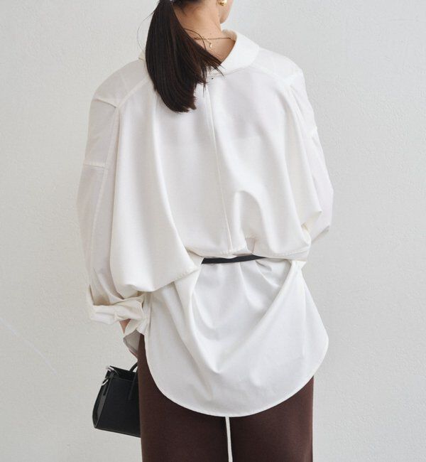  「《WEB限定/累計販売数１万枚達成》サテンBIGシャツ」|シャツ・ブラウス|