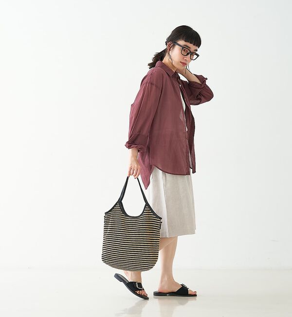 collex「エアリーローンオーバーシャツ」|シャツ・ブラウス|
