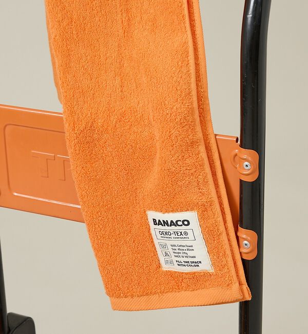 ABAHOUSE「【BANACO / バナコ】ROUCO COLOR TOWEL / ルーコカラー」|タオル|オレンジ