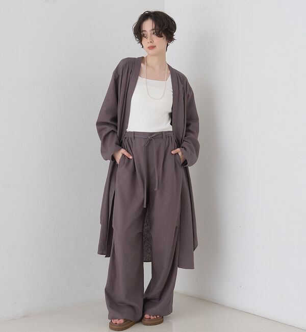 Rouge vif「【セットアップ対応】リネンタックイージーパンツ」|その他|