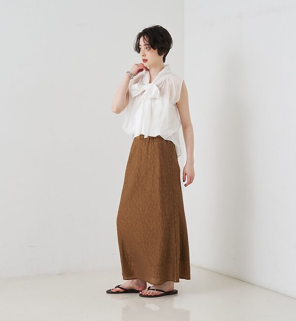 Rouge vif「前後2WAYビッグボウタイリボンブラウス」|シャツ・ブラウス|