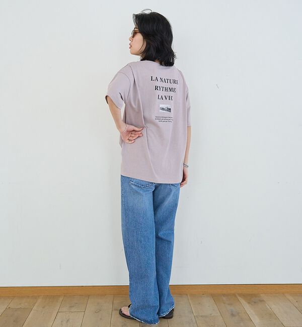 Rouge vif「ボートネックロゴTシャツ」|Tシャツ・カットソー|